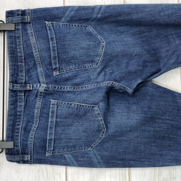 Lc Lauren Conrad Denim Cuffed Skinny Crop, Size 8 - Picture 8 of 11